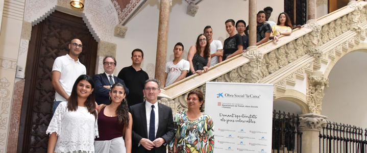L’Obra Social ”la Caixa” i el Departament de Treball, Assumptes Socials i Famílies reconeixen la trajectòria acadèmica de 46 joves extutelats