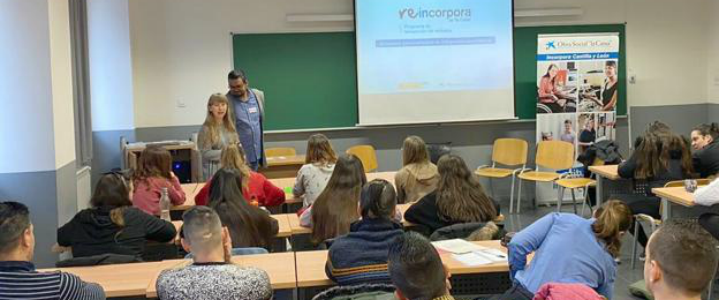 Trece usuarios de Reincorpora realizan un servicio a la comunidad en la Universidad de León