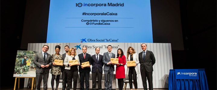 Incorpora Madrid celebra el seu desè aniversari i les 17.000 insercions laborals que ha facilitat