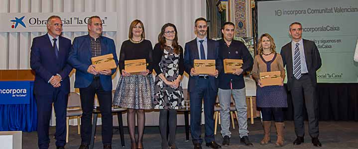 El programa Incorpora Com.Valenciana entrega sus premios y celebra los 7.000 puestos de trabajo facilitados desde 2006